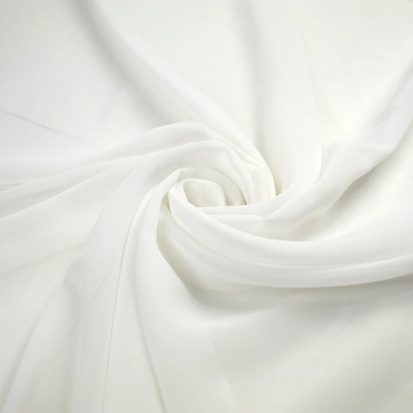 Georgette Chiffon Table Runner - White